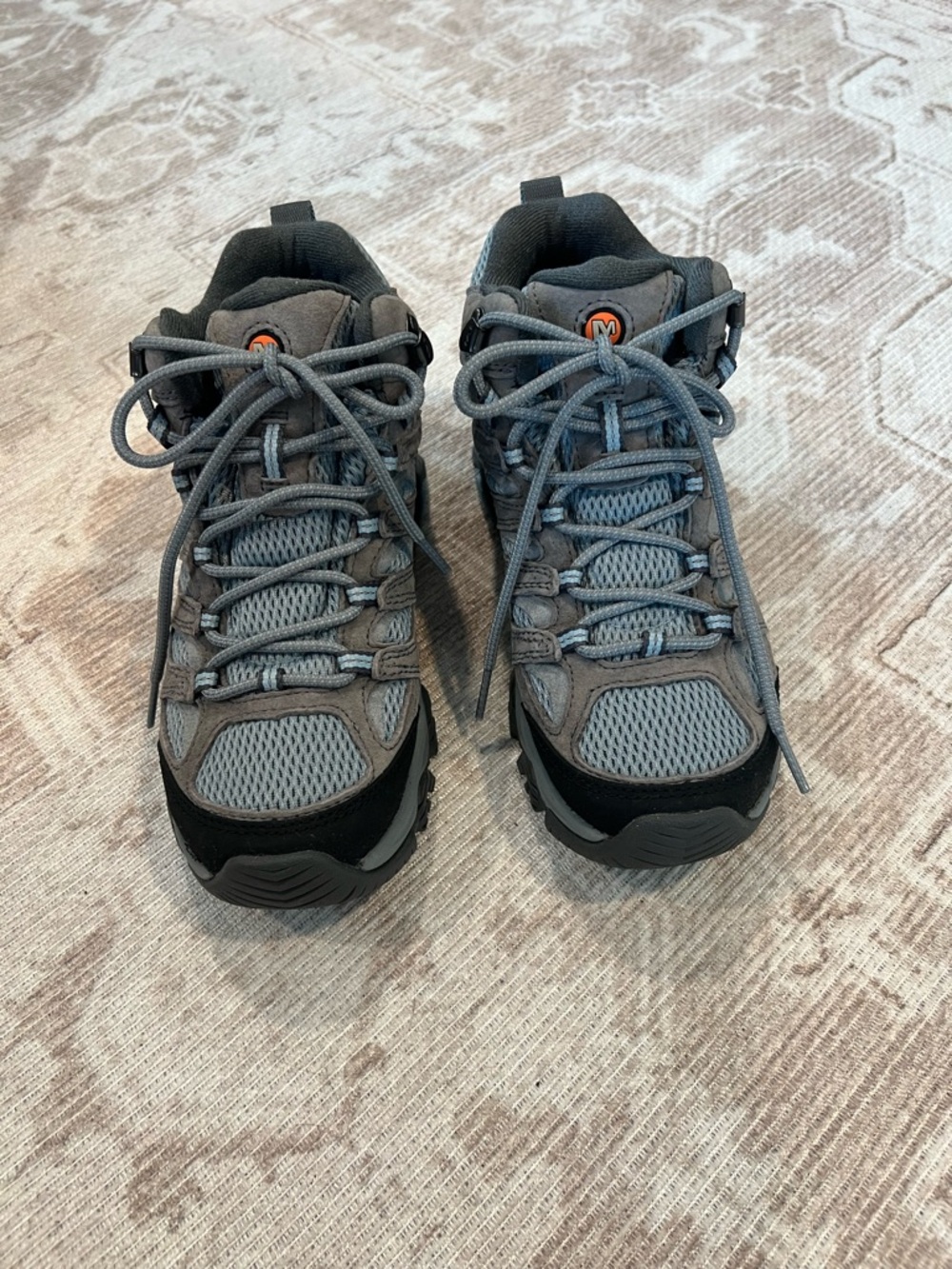 Merrell Gray and Black Women's Hiking Boots